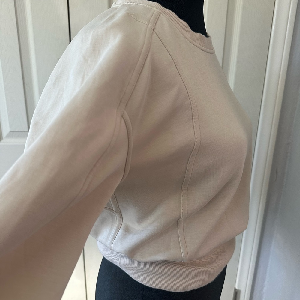 lululemon athletica Crewneck softstream Sweatshirt in Light Beige - Picture 4 of 5